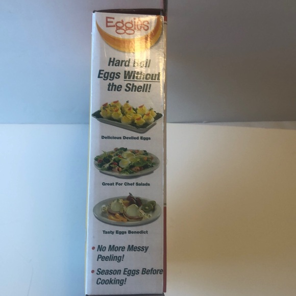 Eggies Hard Boil Eggs Maker Without Shells NIB - Picture 2 of 5